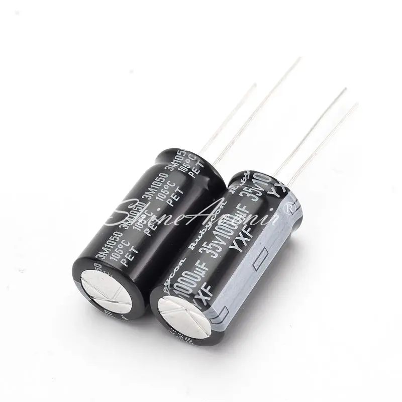 

10PCS 35V1000UF YXF KY RX30 13*25 PX 10*20 RS 18*16 105℃ Aluminum Electrolytic Capacitors High frequency long life New Original