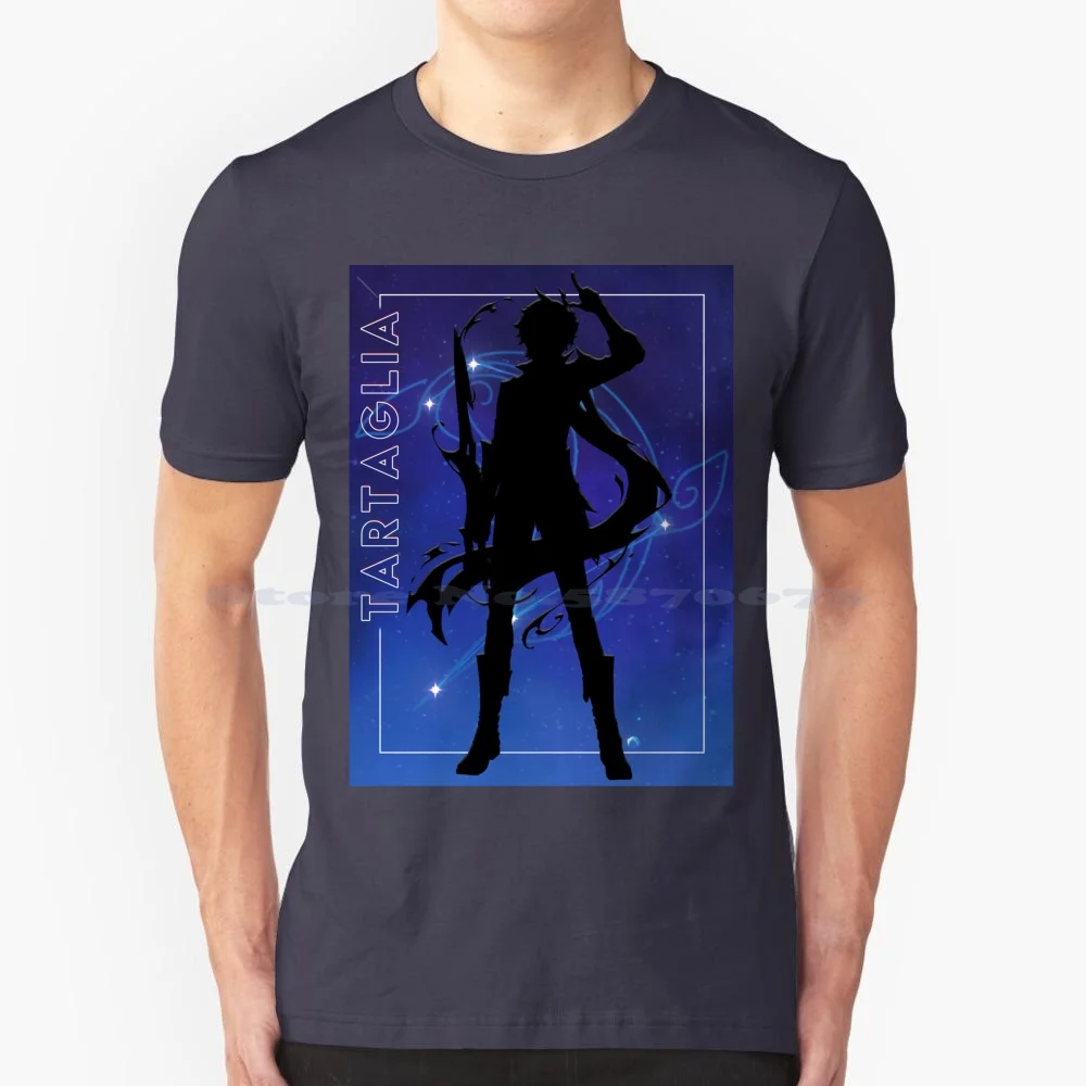 

Tartaglia | Childe-Genshin Impact T Shirt 100% Cotton Tee Genshin Impact Childe Childe Genshin Impact Genshin Impact Tartaglia