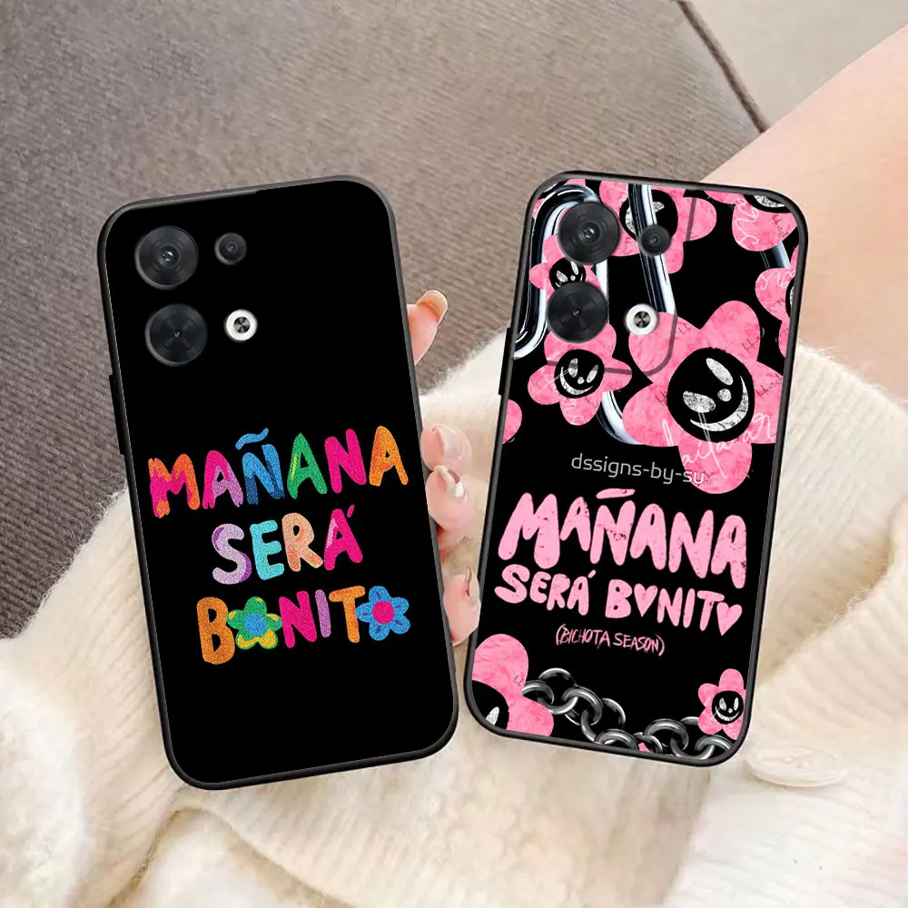 Manana Sera B-Bonito K-Karol G غطاء جراب هاتف ل ممن لهم رينو 14 14F 13 13F 12 11 11F 10 8 8T 7Z 7 6 5 5F 4 4F لايت برو حافظة من البولي يوريثان