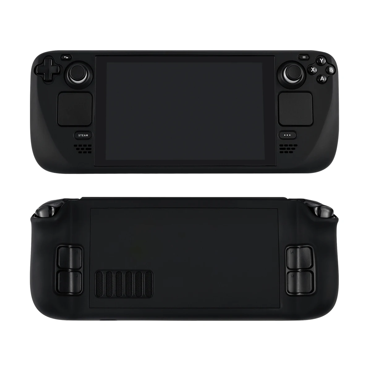 YTYIN Steam Deck Case Maßgeschneiderte DIY Kawaii Anime Cute Cover Hard PC Schutzhülle Anti-Scratch Non-Slip Black Shell Case Zubehör 5