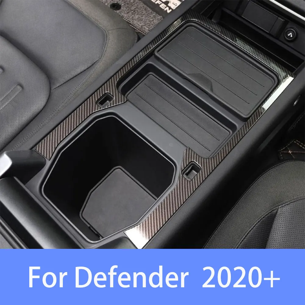 

Для Land Rover Defender 20-24 ABS центральный ящик для хранения чашек, декоративная крышка, наклейка, рамка, модификация, аксессуары