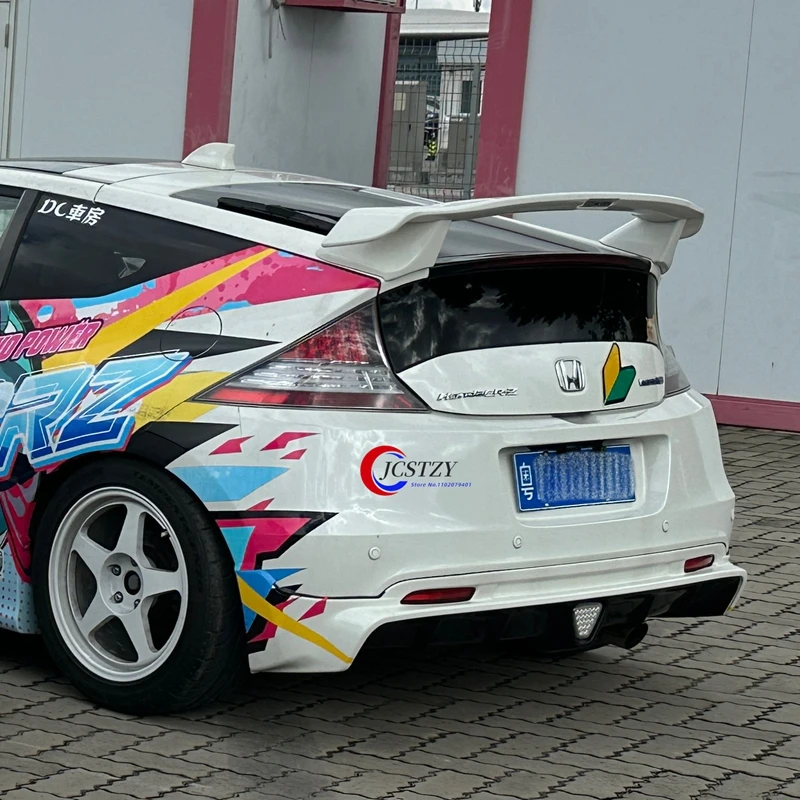 Для Honda CRZ CR-Z ZF1 MU стиль задний спойлер багажника крыло губа диффузоры отделка детали обвесы Для Honda CRZ CR-Z ZF1 MU стиль задний спойлер багажника крыло губа диффузоры отделка детали обвесы