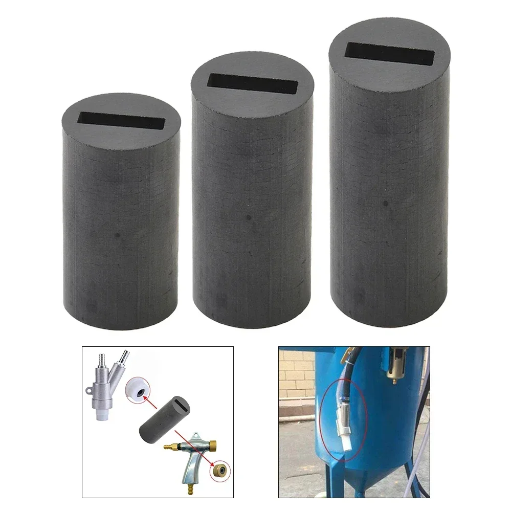 Boron Carbide Air Sandblasting Nozzle Square Flat Mouth B4C Nozzle SandBlaster Nozzles Blasting Parts For Glass Balls