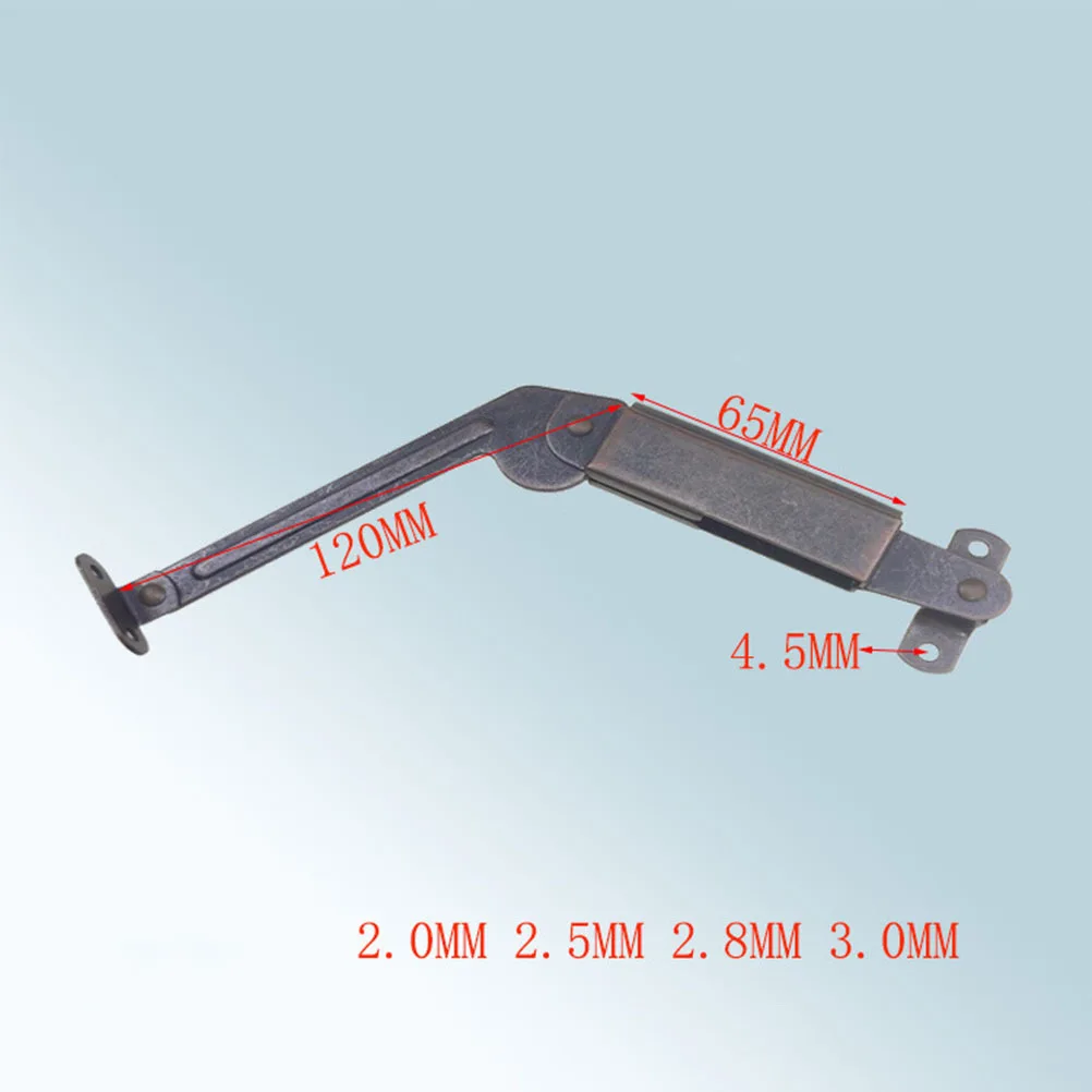 

2Pcs Safety Spring Support Long Arm Solid Cabinet Wood Box Spring Arm Copper Smooth Surface Easy Install