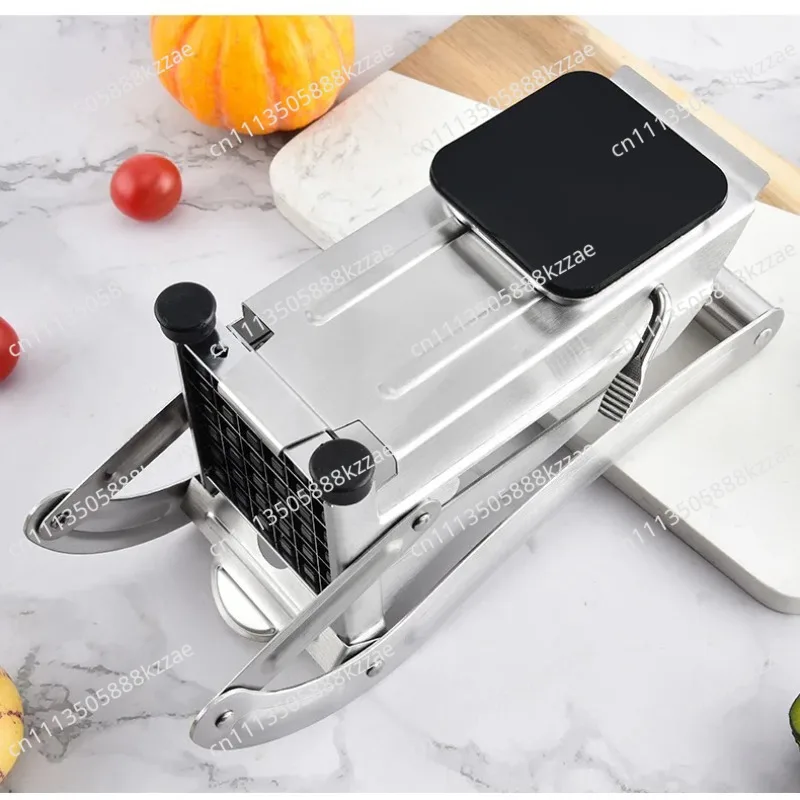 Suitable for stainless steel potato cutter household manual potato fries machine cucumber radish multi-function cutter