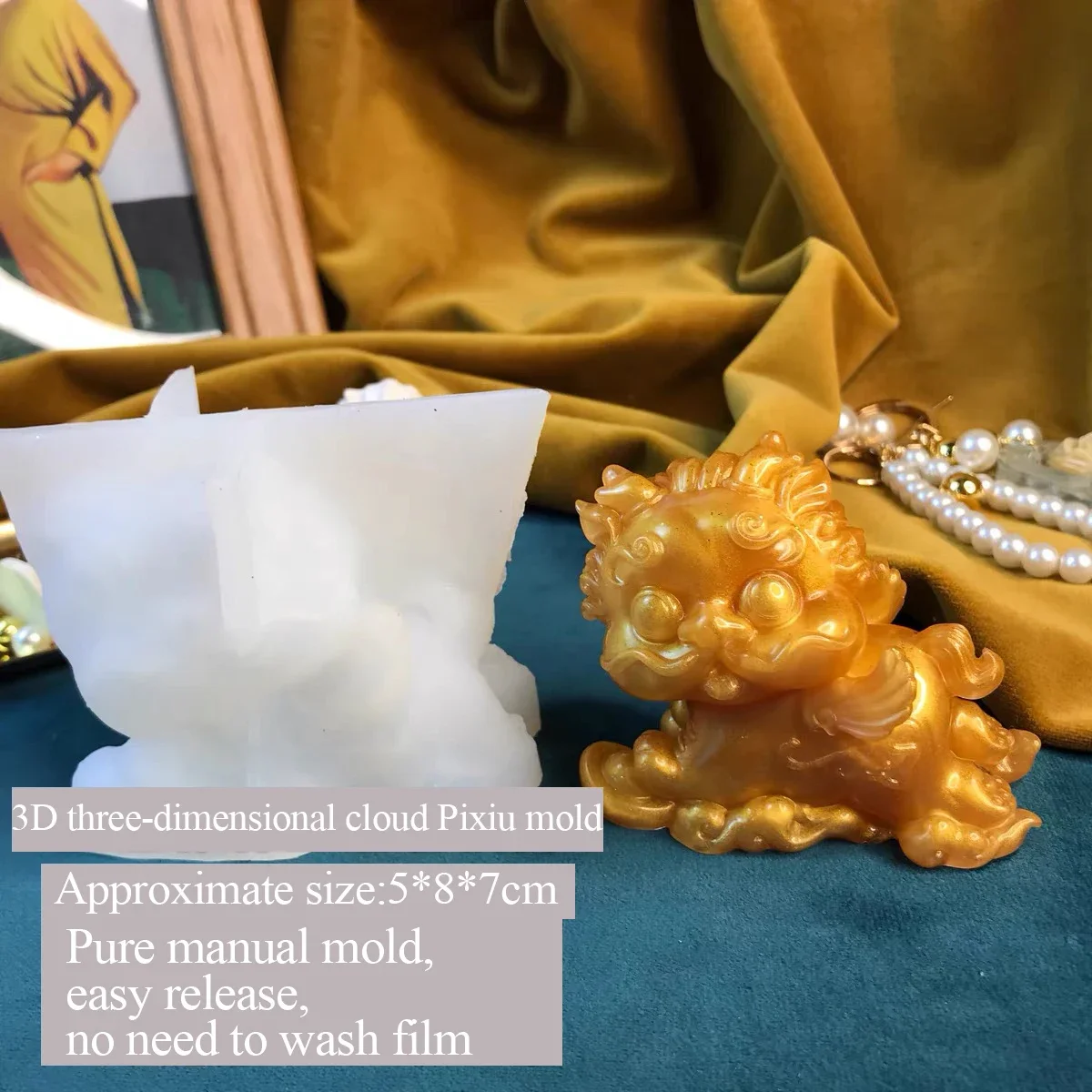 Xiangyun-Silicone Mold for DIY, 3D Three-Dimensional, Brave Mould, Drop Glue, Handmade, exclusive