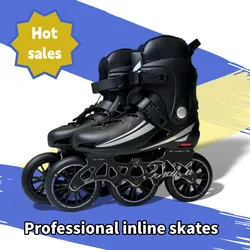 Professional inline roller skates, speed skating shoes, indoor ice skates. Wheels can be switched between 3 - wheel and 4 - whee