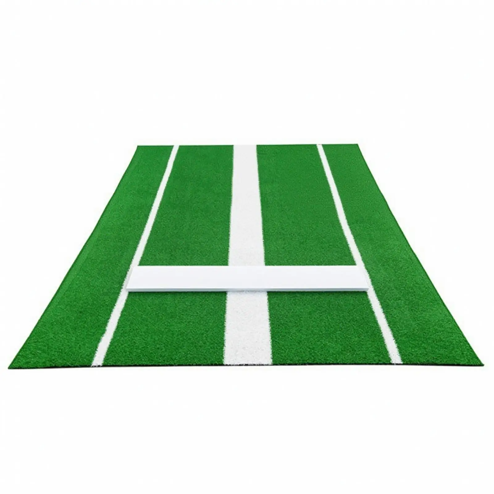 Baseball Training Pad Rollable Turf Hitting Mat Lined Target Area for Baseball Practice Sessions