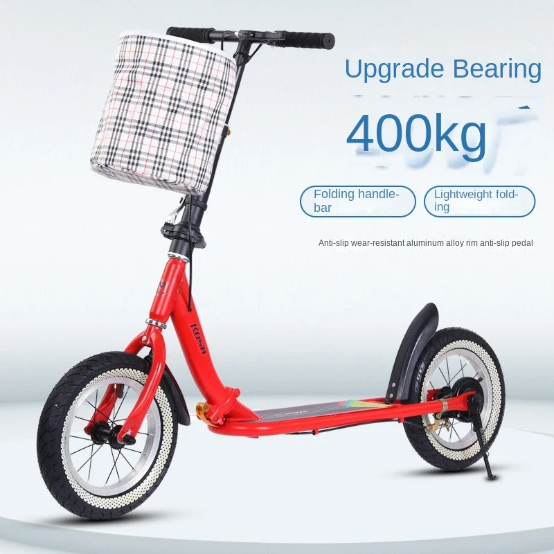 

SKIG-Two-Wheeled Folding Mobility Scooter for Adults, College Campus, Handbrake, Camping, New, Youth