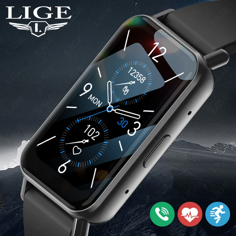 

LIGE New Smart Watch Women Men Music Fitness Tracker Sport Bracelet Heart Rate Health Sleep Monitor Waterproof Smartwatch Ladies