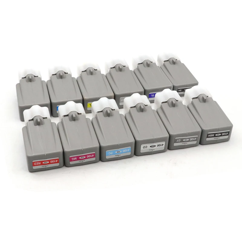 80ML PRO1100 Pro-1100 Ink Cartridge PFI-4100 Pigment Ink Compatible For Canon PRO-1100 PRO1100 Printer 12 colors available