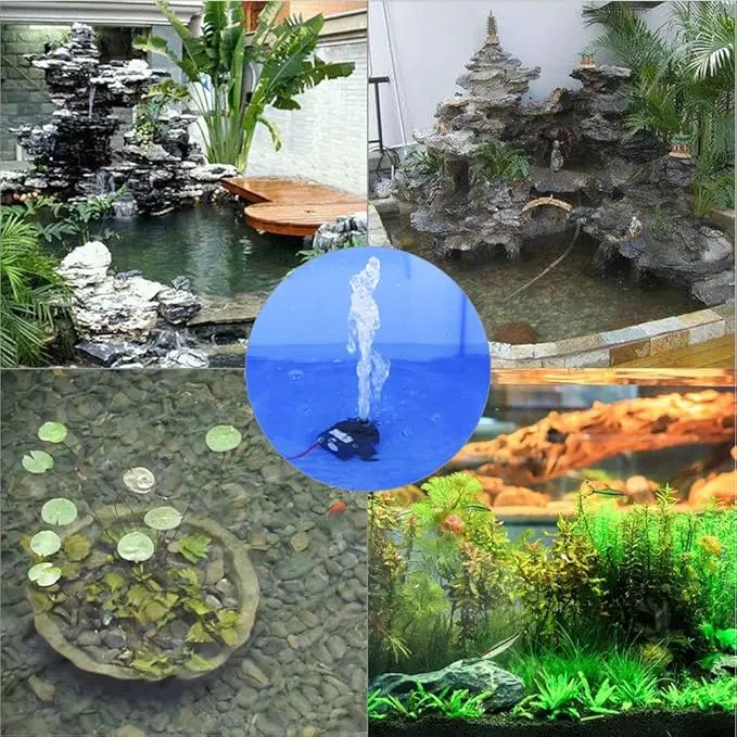 4.8W 240L/H Silent Fish Tank Pump Dc 12V Solar Brushless Motor Swimming Pool Circulation Submersible Pump Water Pump