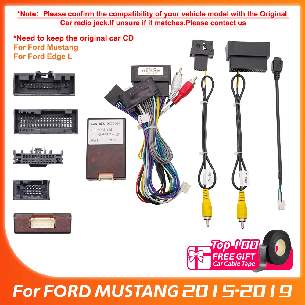 boitier-decodeur-canbus-pour-autoradio-android-pour-ford-mustang-2015-2019-adaptateur-de-faisceau-de-cablage-cable-d'alimentation-16-broches-pour-faisceau-de-cablage