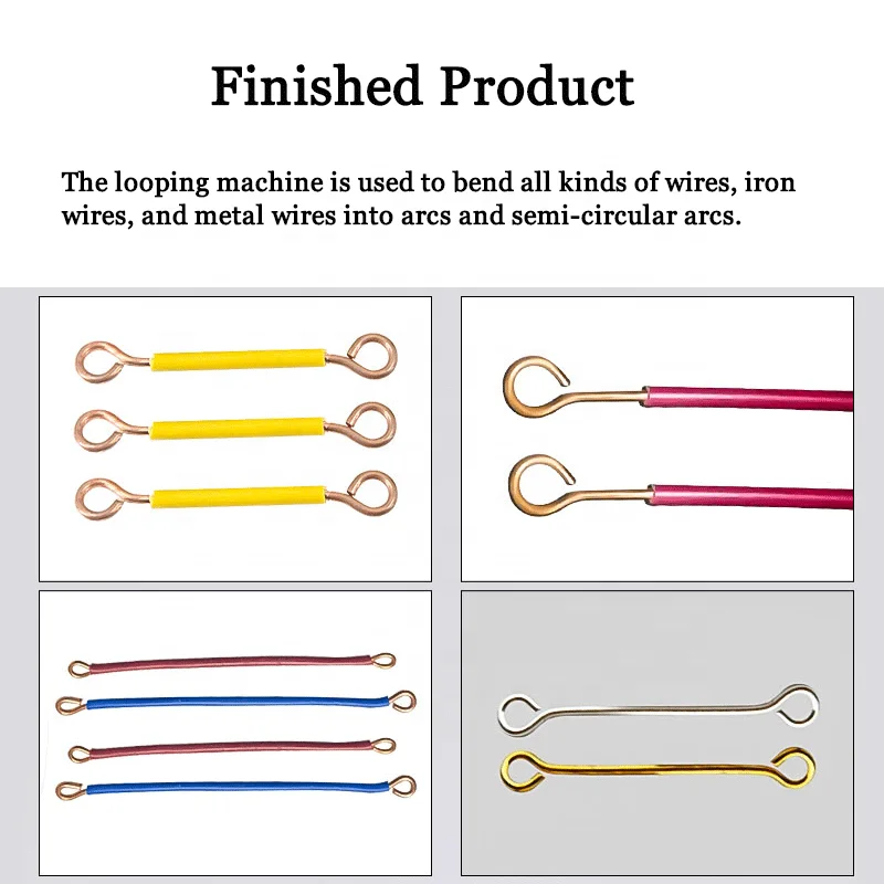 Machine automatique de bouclage de fil de cuivre et d'arcs circulaires, machine à bois de fil métallique