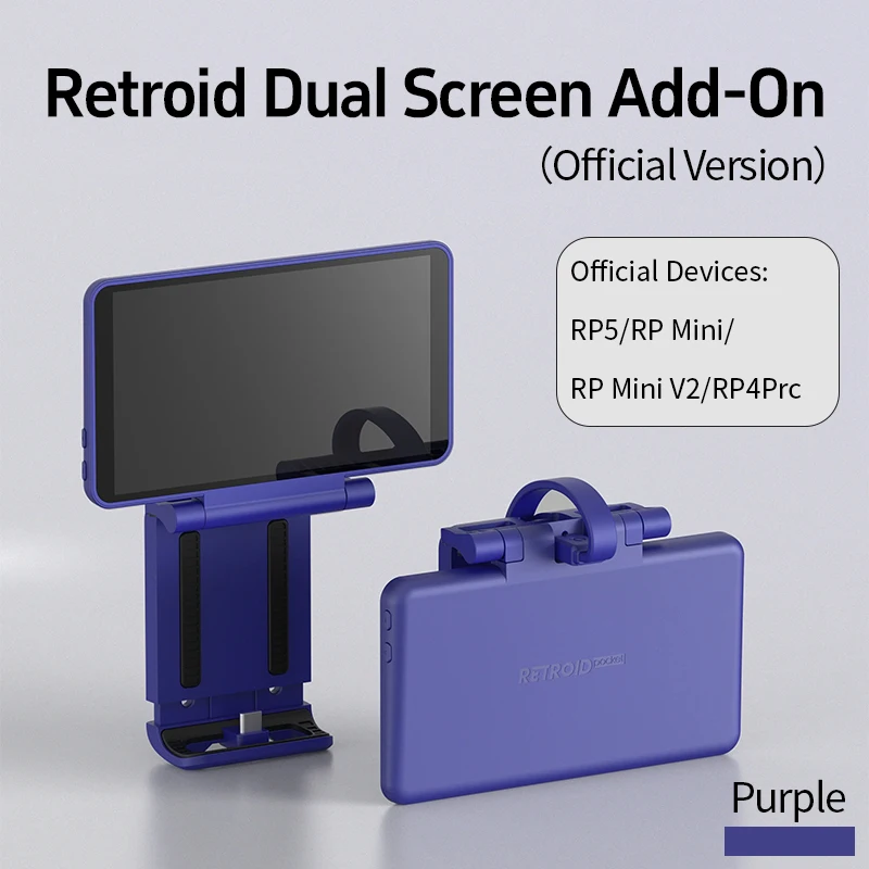 Retroid Dual Screen Add-on Expand 5.5Inch Oled Screen Back Clip Retroid Dual Screen Add-on Expand 5.5Inch Oled Screen Back Clip
