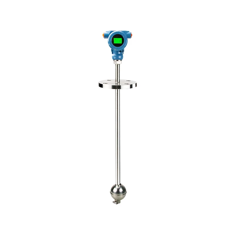 4-20mA straight rod insert reed tube maglev water level gauge corrosion-resistant float ball level transmitter