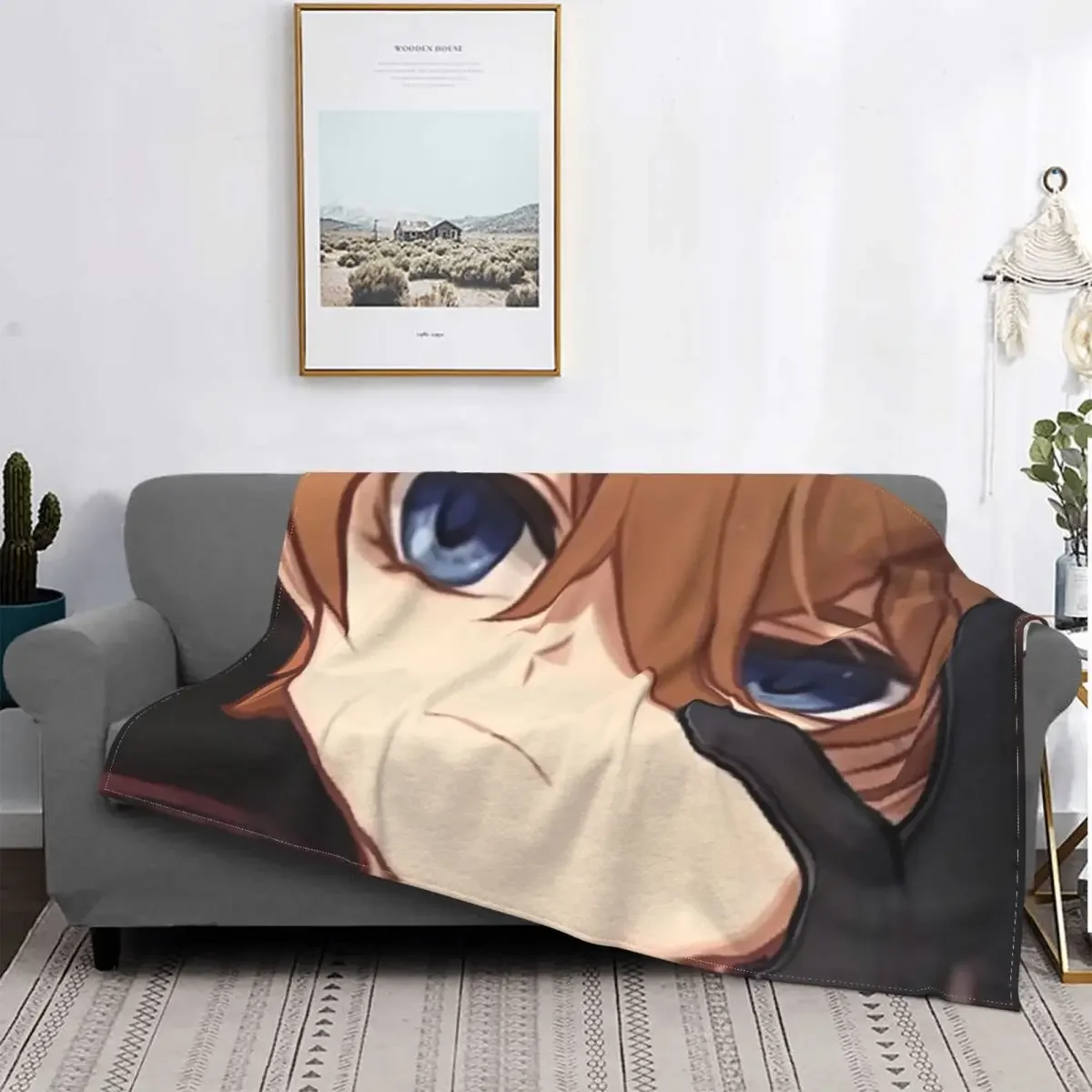 Childe Genshin Impact Game Blanket Anime Fleece Throw Blanket Bed Sofa Decoration Lightweight Bedspread