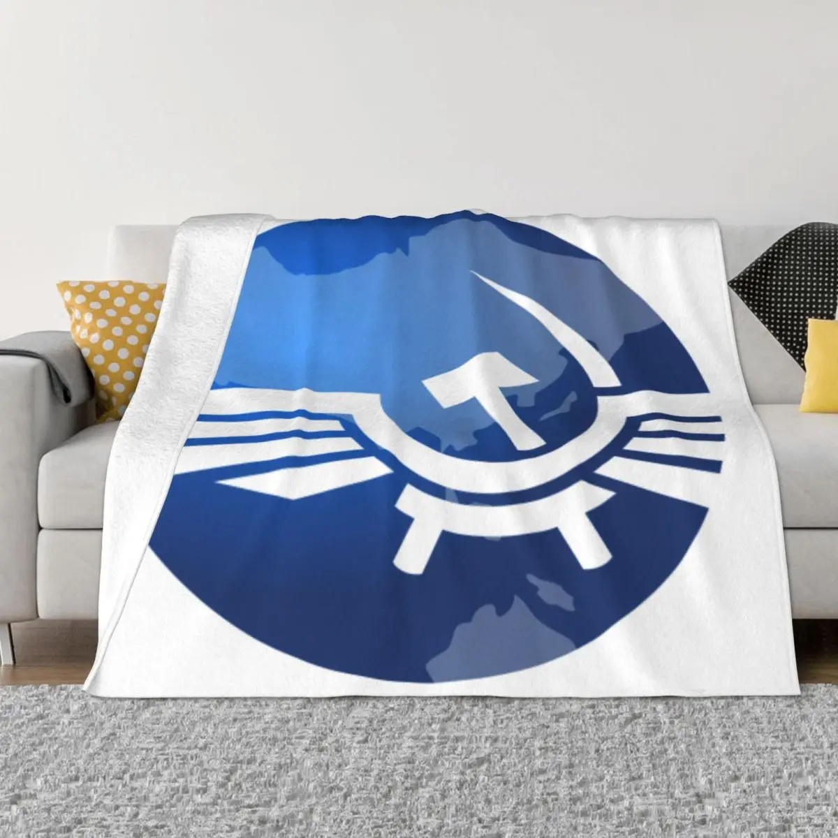 

Aeroflot Logo 2 Plush Throw Blanket Winter Warm Blanket Throw Blanket