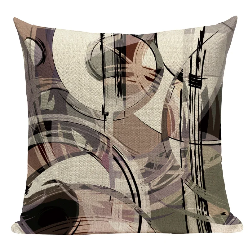 Nordic Style Abstract Geometry Decorative Pillows Case Geometric Cushion Cover Cojines Decorativos Para Sofa Pillowcase