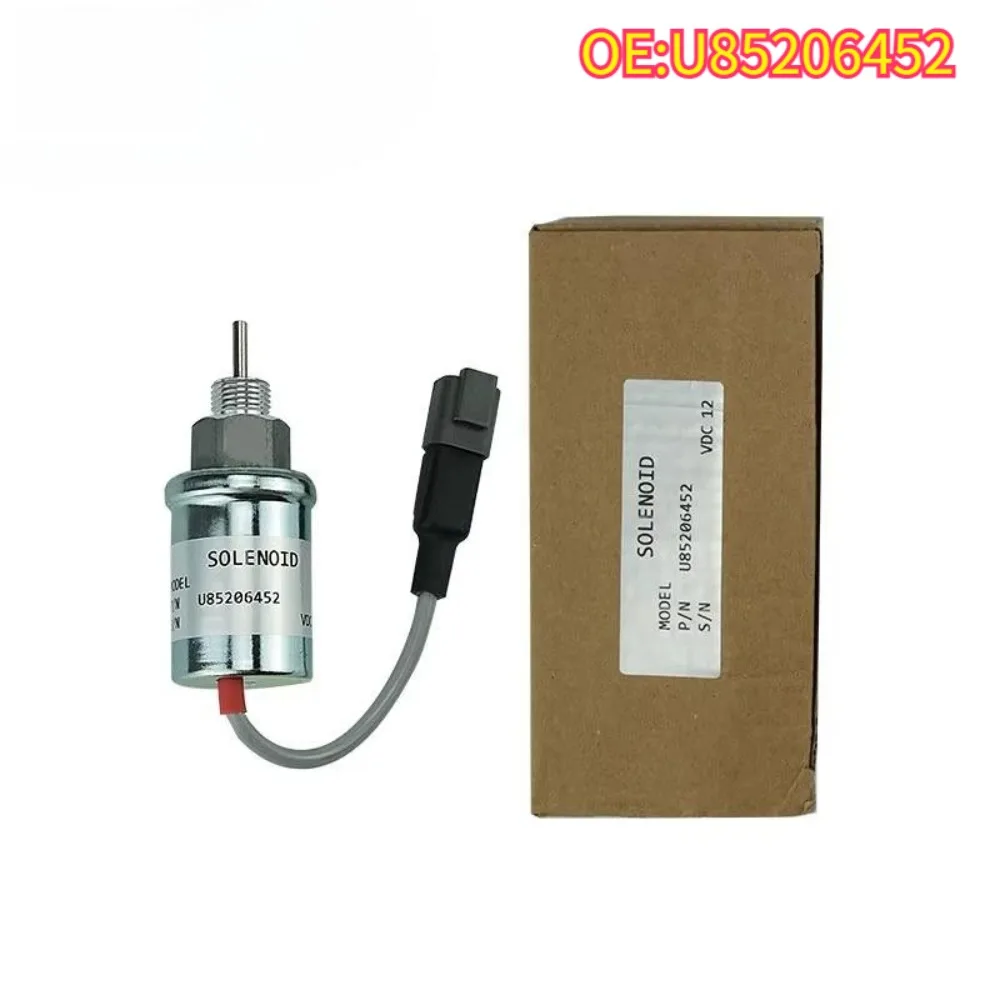 

High quality New For U85206452 Electrical 12V Shut Off Solenoid for Perkins 402D 403D 404D 404C 403C U85206452