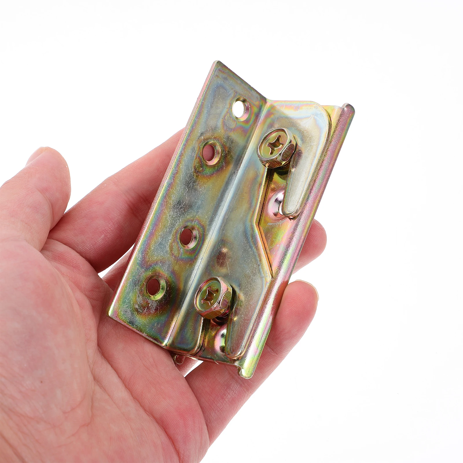 

4 Pcs Bed Connection Parts Hardware Bracket Rail Connector Frame Fitting Brackets Adapter