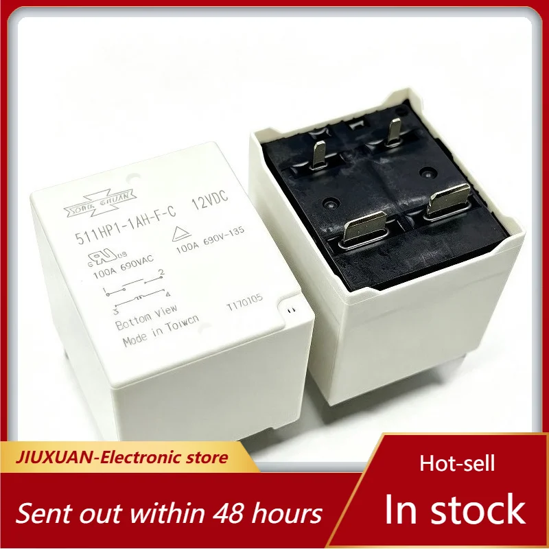 511HP1‑1AH‑F‑C DC12V 100A 4Pin PV Relay High Current For Solar Inverter Energy Storage