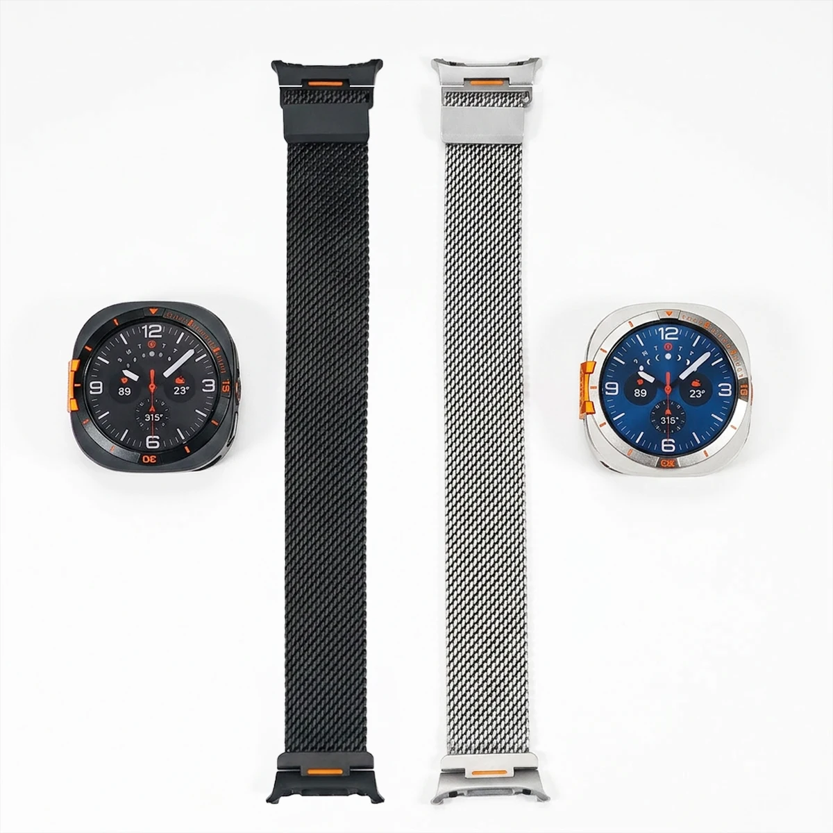 Capa + Pulseira para Samsung Galaxy Watch Ultra 2025/2024, Pulseira Magnética de Metal Protetora para Galaxy Ultra 7 47mm, Acessórios
