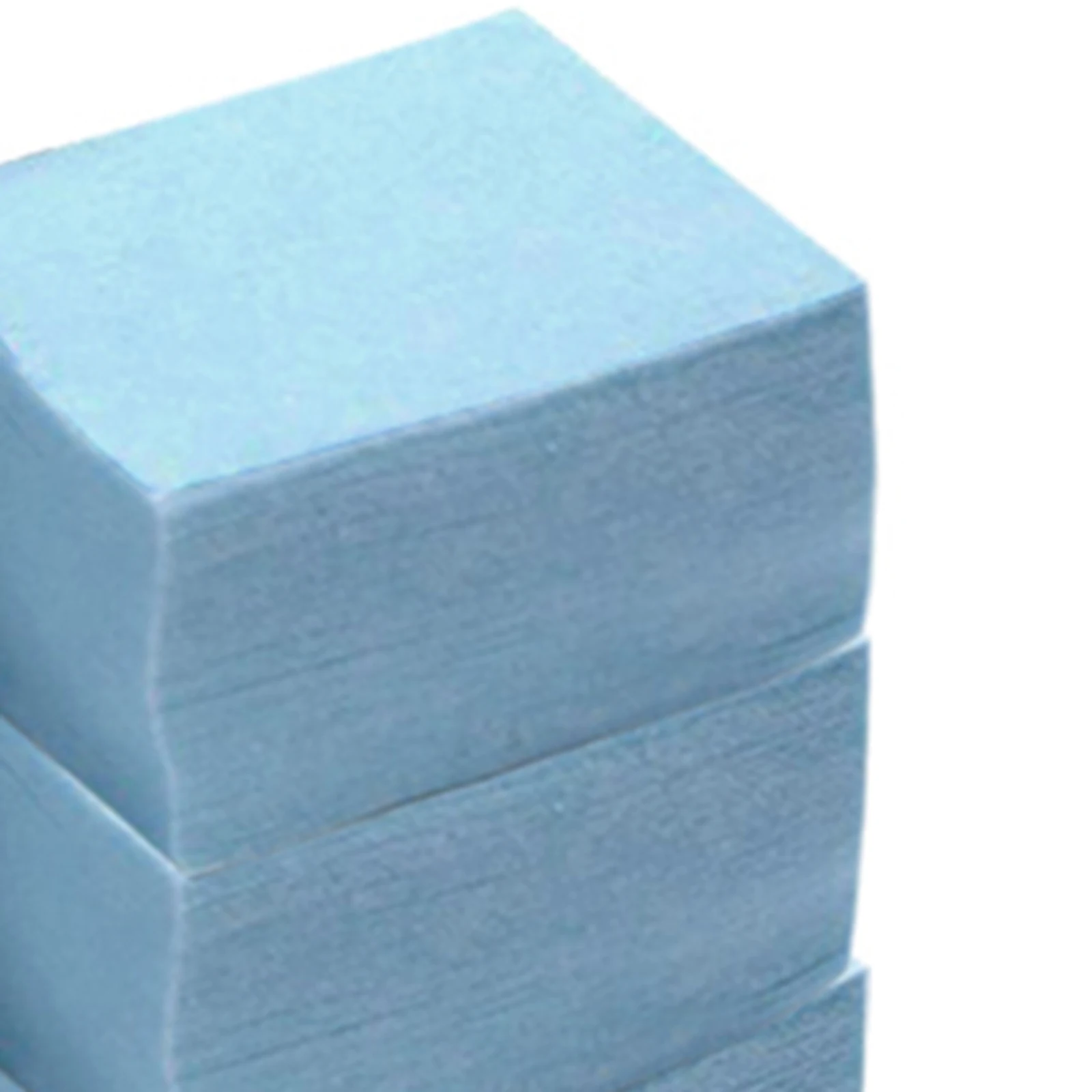 600x وسادات إزالة طلاء الأظافر الزرقاء الاحترافية مناديل ورقية خالية من الوبر من القطن #6