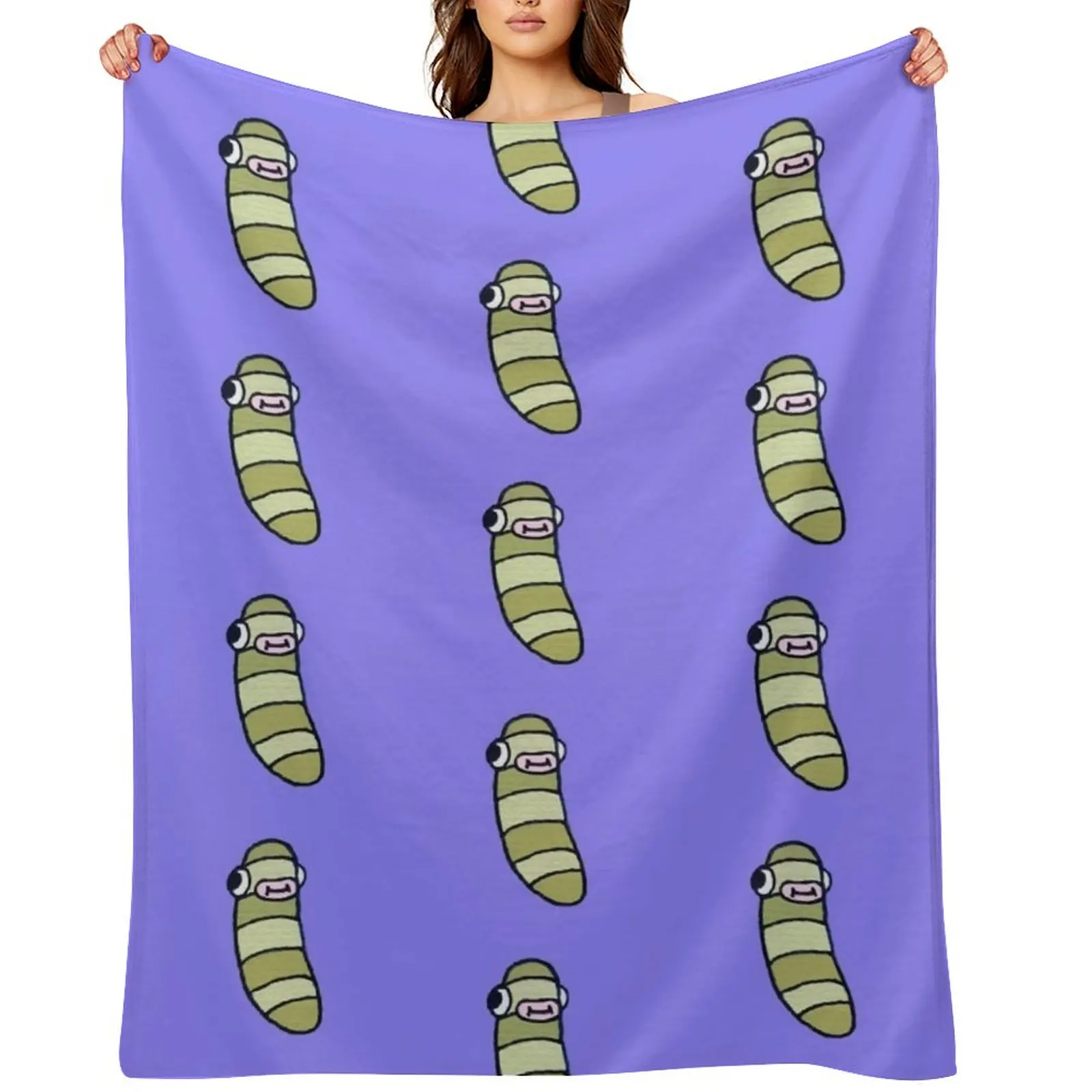 

Baby Maggot Throw Blanket sofa bed Quilt Hairys Heavy Blankets