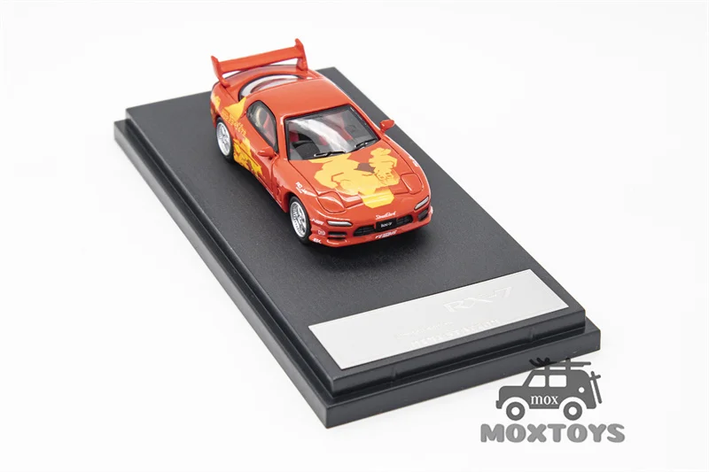 Mini Station 1:64 RX-7 Orange Fast & Furious limited499 Diecast Model Car