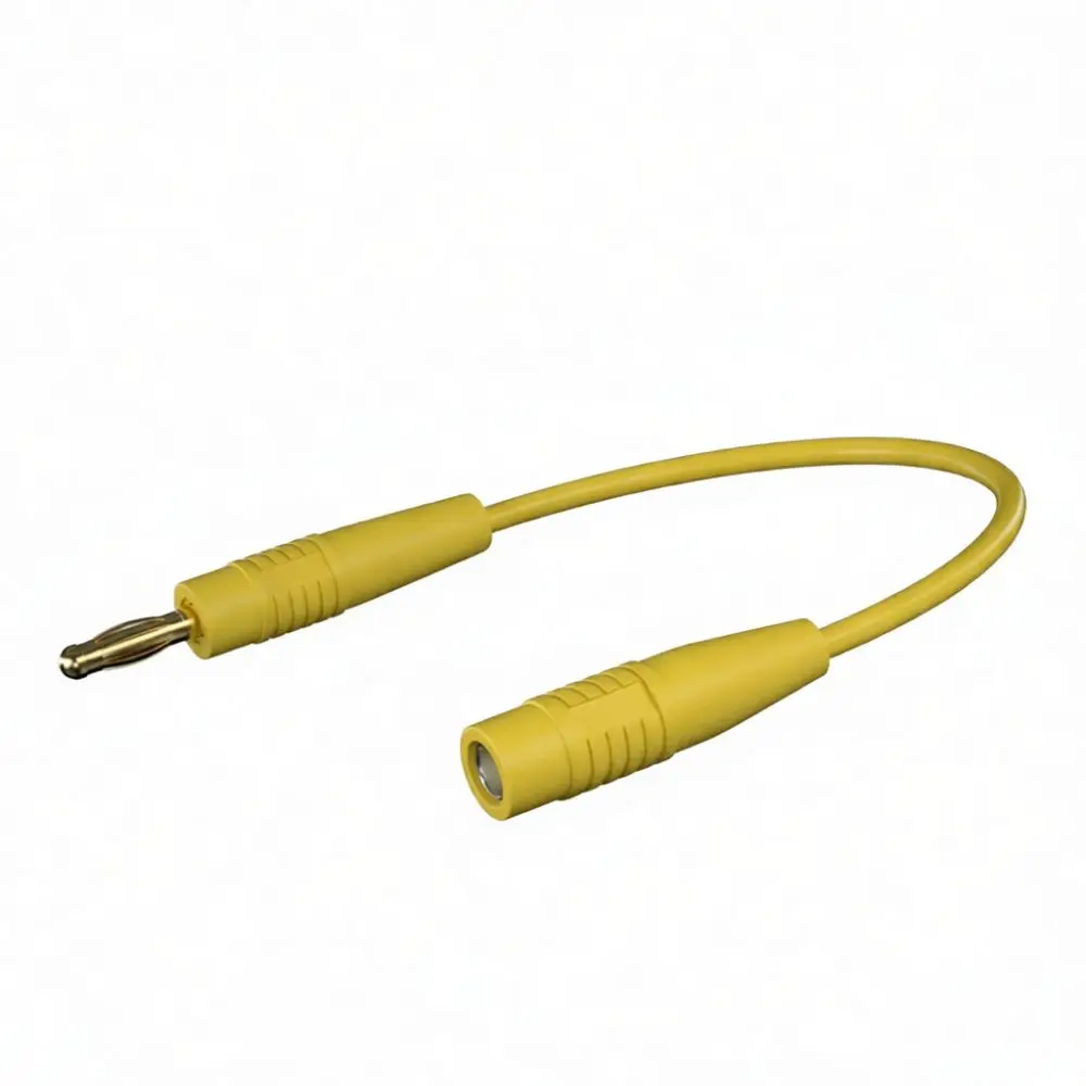 High Performance 4mm Banana Plug Test Lead Silicone Wire Male To Female Connector For Electrical Testing Probe