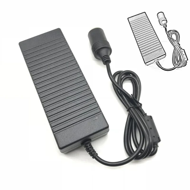 Imagem -02 - Isqueiro Conversor Inversor para Carro Bomba de ar Adaptador de Alimentação ac 110220v para dc 12 v 2a 3a 5a 6a 8a 10a