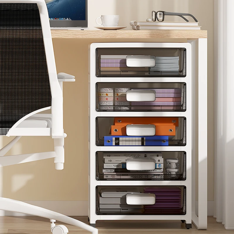 

Office Desktop Organizer Box Der Sle Cosmetic Stationery Storage Ra under Desk Cabinet Plastic Rectangular ape