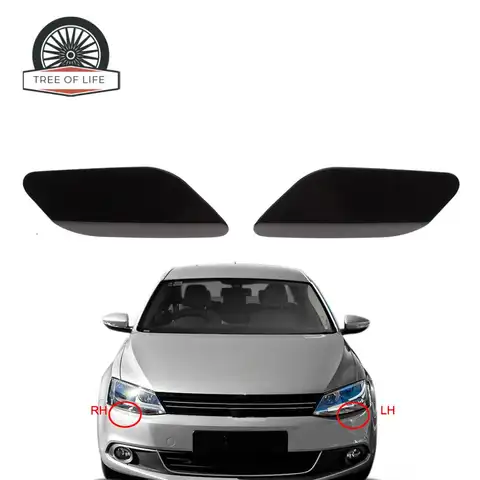5C 6955109 5C 6955110 전면 헤드 라이트 와셔 커버 헤드 램프 스프레이 노즐 제트 캡 VW JETTA IV 2011 2012 2013 2014 5C6 955 109