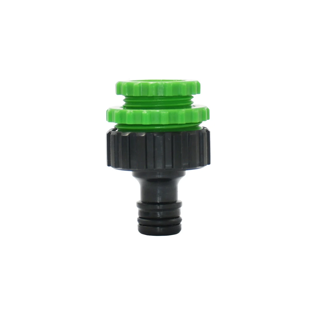 Irrigation Garden Hose Quick Connector 1/4 3/8 1/2 3/4 1 Inch Water Pipe Fitting Stop Connector Drip Irrigation System Coupler