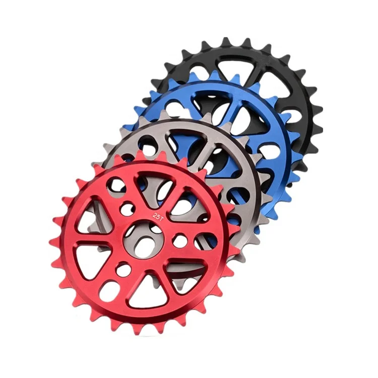Bicycle modification parts BMX bicycle bicycle numerical control machining aluminum sprocket 25t sprocket