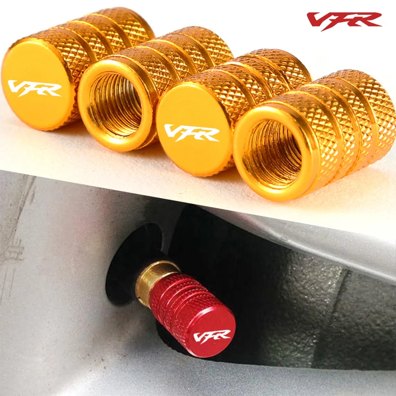 For HONDA VFR 400 750 800 800F Fi/W1 VTEC 1200F 1200X Crosstourer 1200 Motorcycle Wheel Tire Valve caps Airtight Covers