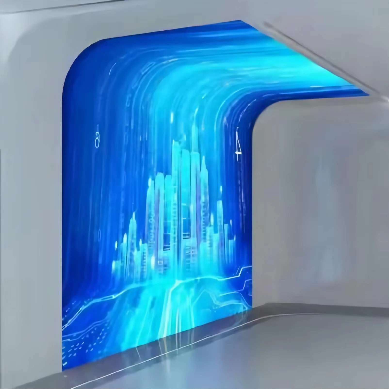P4 LED Indoor Flexible Module Advertising Panel, Curved Screen Custom Small Fine Pixel Pitch, AliExpress