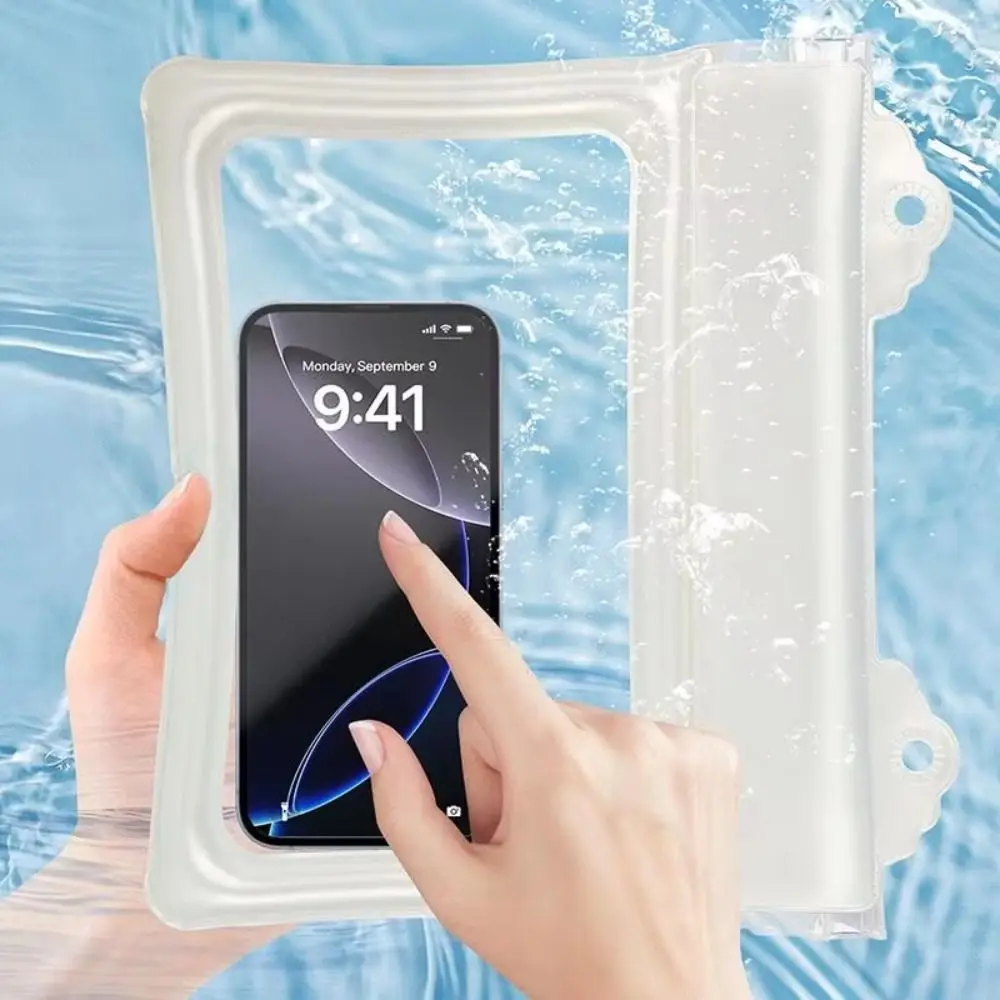 Single Shoulder Waterproof Bag Touch Screen Large-capacity Swimming Diving Bag Sealing PVC Outdoor Dry Bag Water Sports