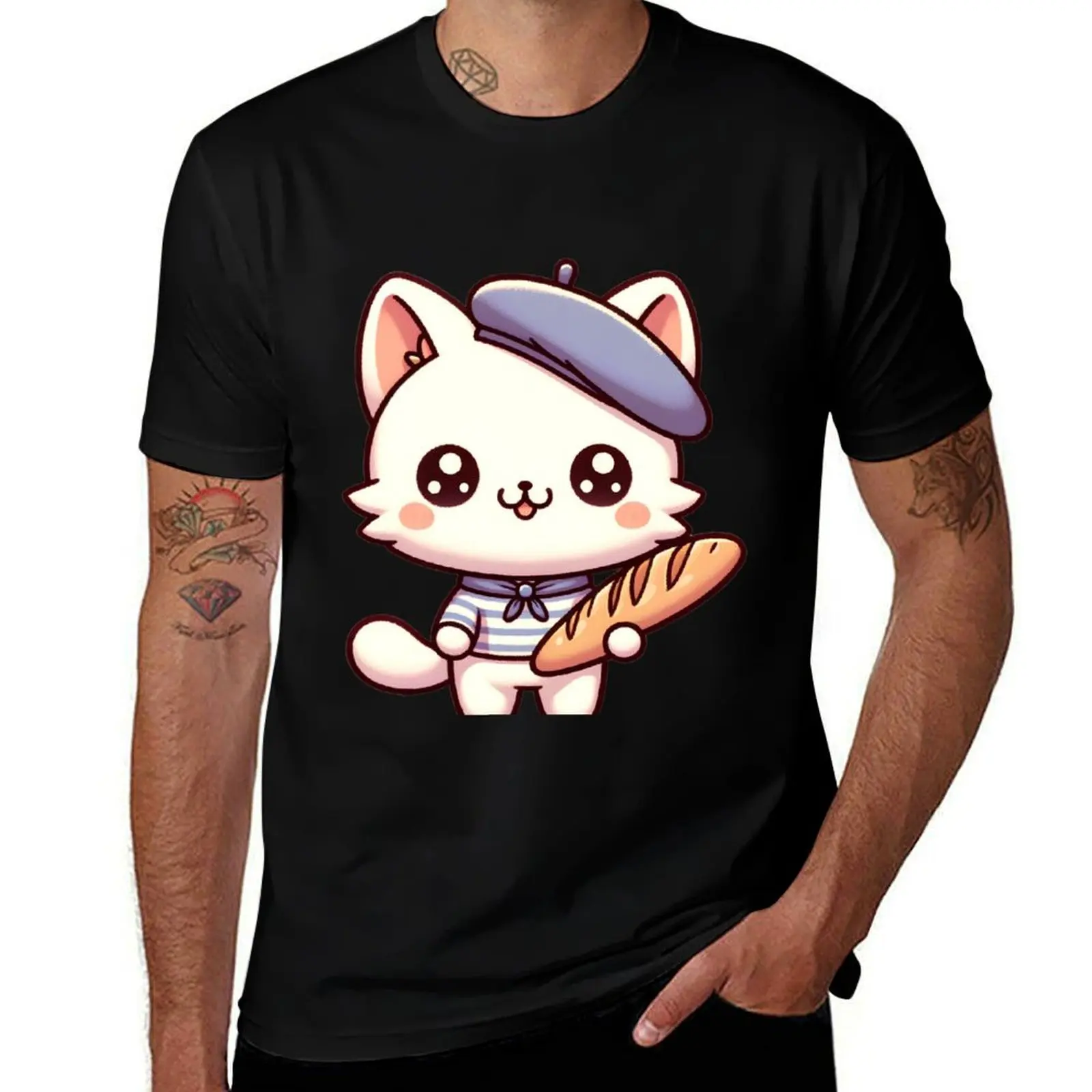 Monsieur Meow’s Baguette T-Shirt Louboutins custom shirt sweat shirts, men