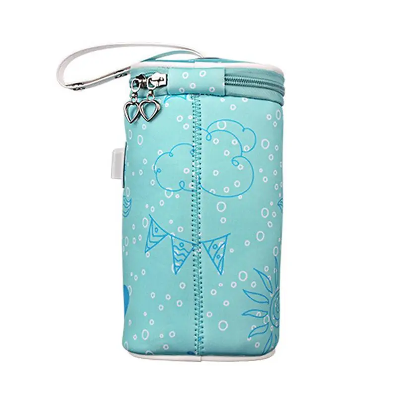 Sac de voyage pour biberon de lait de bébé, sac de voyage, chauffe-biberon USB, contrôle thermostatique, étui Portable pour garder le lait au chaud pour l'extérieur