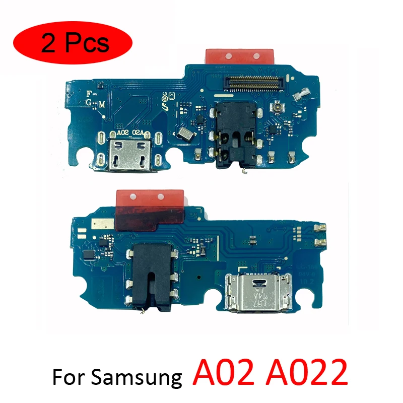 

Dock Connector USB Charger Charging Port Flex Cable Micro Board For Samsung Galaxy A02 A022 A022F A022M 2pcs/lot