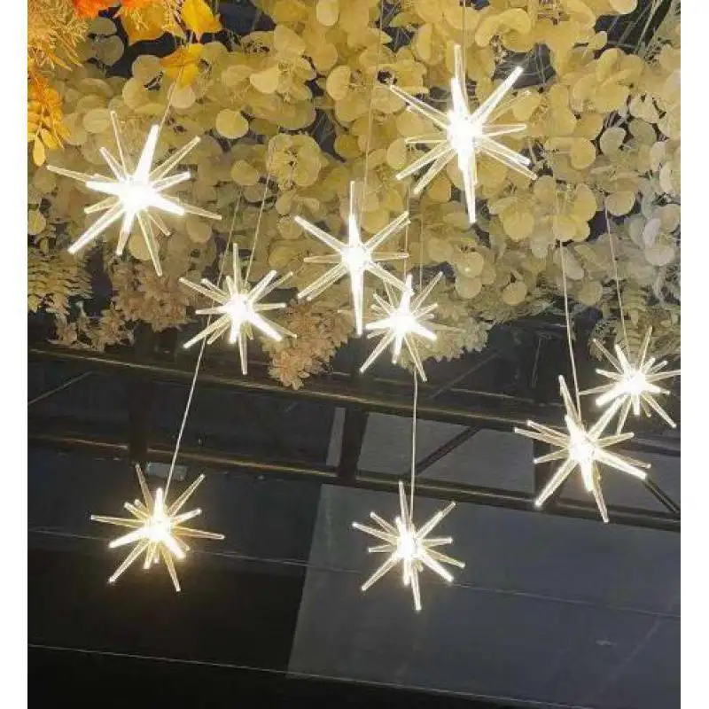 10heads Luminous Star Endent Lamp for Garden Backyard Festive Party Bedroom Living Room Wedding Decoration Party Layout Decor