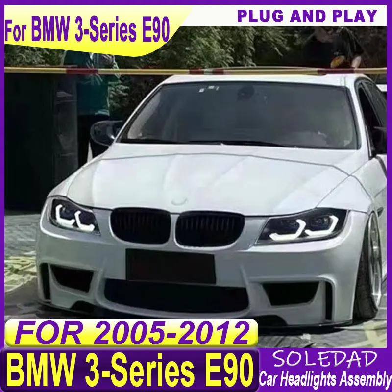 Car LED Headlights For BMW E90 Led HeadLamp 2005 2006 2007 2008-2012 Replace Original Hid Bi Xenon Front Lights Plug And Play