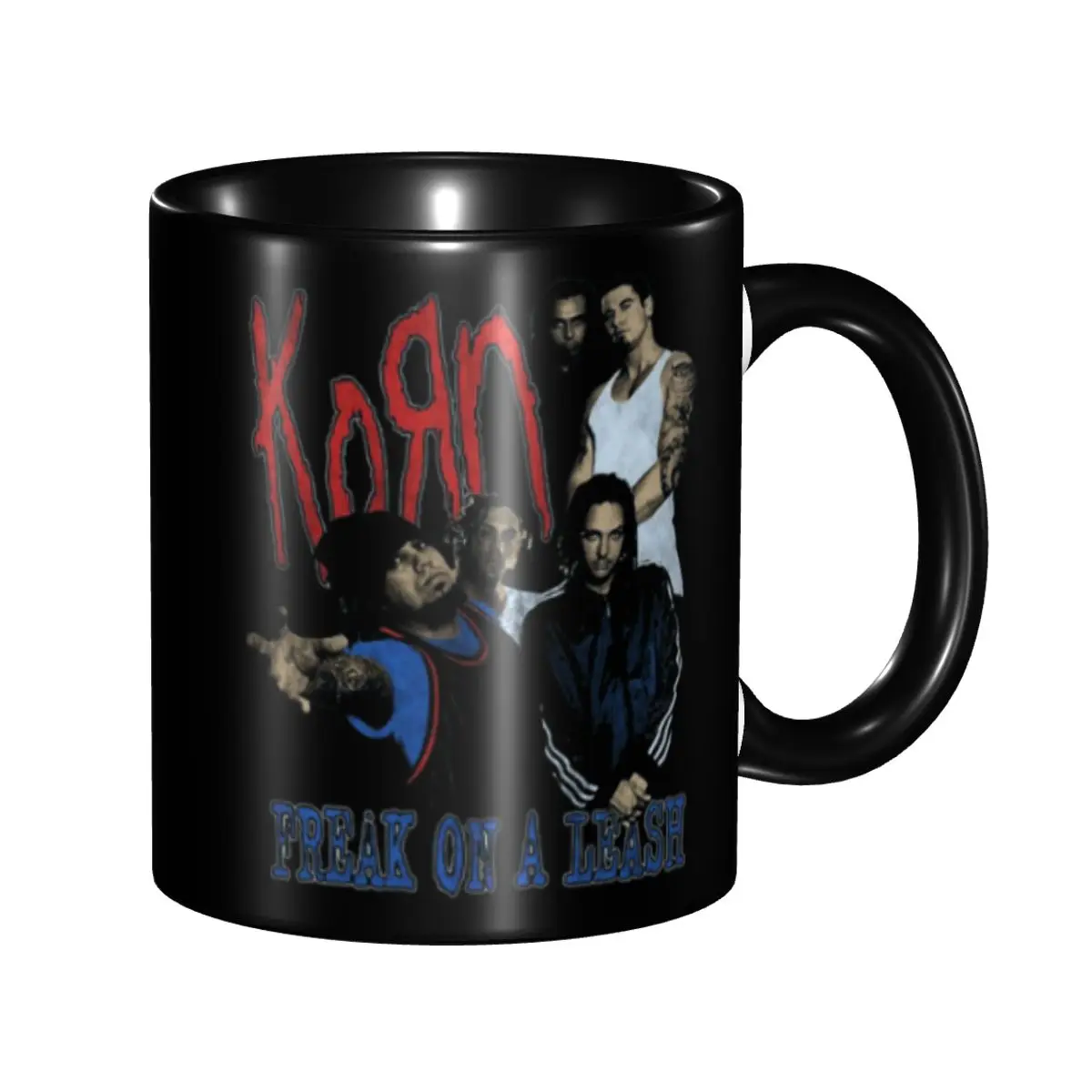 

Custom Metal Rock Band Korns Coffee Mug DIY Ceramic Milk Tea Cups