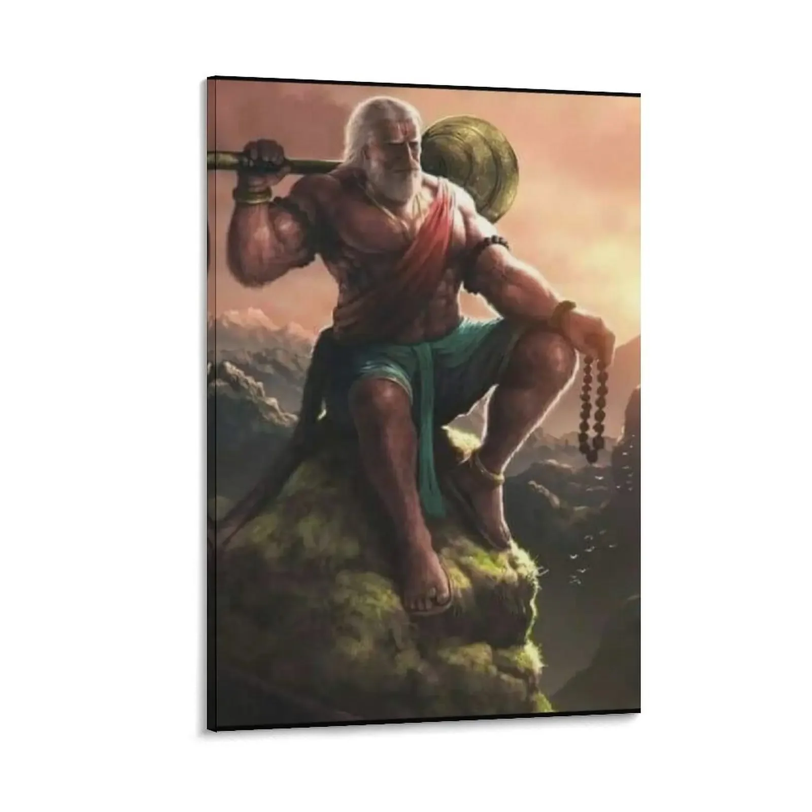 

Pensive Hanuman Canvas Painting Decoration for bedroom nordic home decor Luxury living room decoration