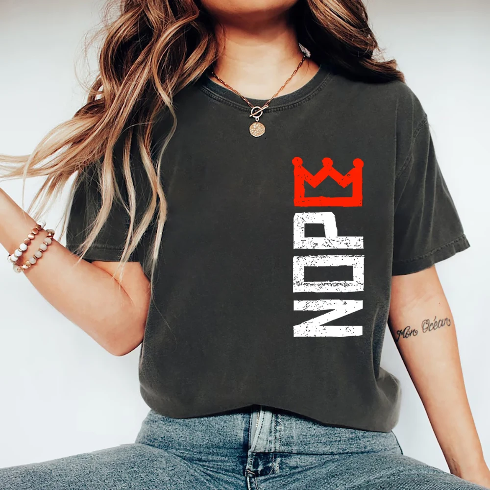 

No Kings in America T-Shirt Social Justice Tee Funny Political Shirt Unisex Short Sleeve T-shirts Streetwear Democracy Tshirt