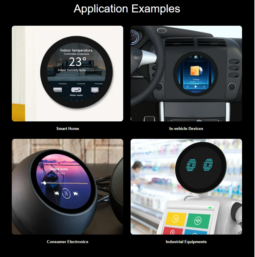 4inch H D M I Round Touch Display, 720 *720, IPS, 10-Point Touch, Round LCD, Optical Bonding Toughened Glass Panel