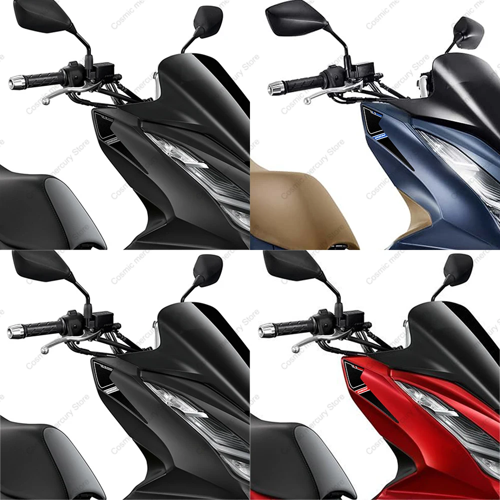Motorcycle Tank Pad Sticker Protective Stickers Kit 3D Gel Epoxy Resin Stickers For Honda PCX 160 2025 Motorcycle Head Stickers