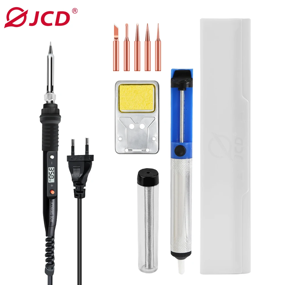 

JCD soldering iron Adjustable temperature European standard household small repair soldering iron for carving flower pots 908S